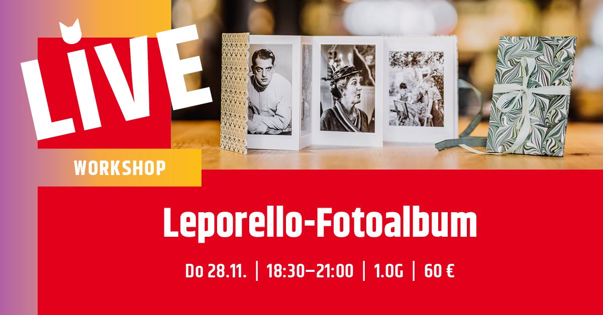 Kreativ-Workshop: Leporello Fotoalbum