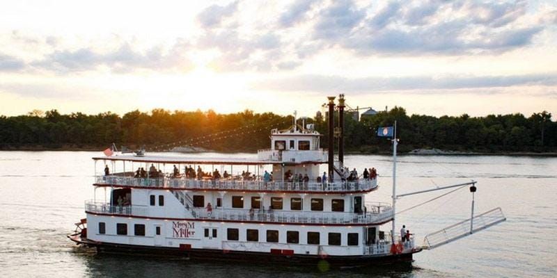 Arianna & The Bourbon Britches on the Mary Miller Moonlight Cruise