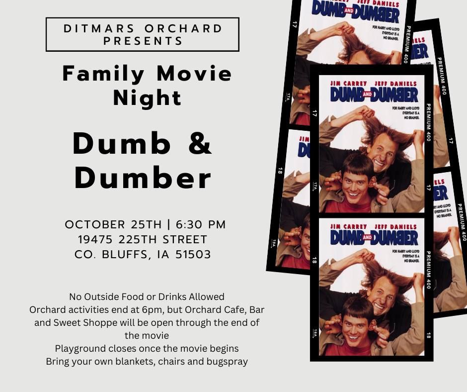 Free Friday Movie Nights - Dumb & Dumber