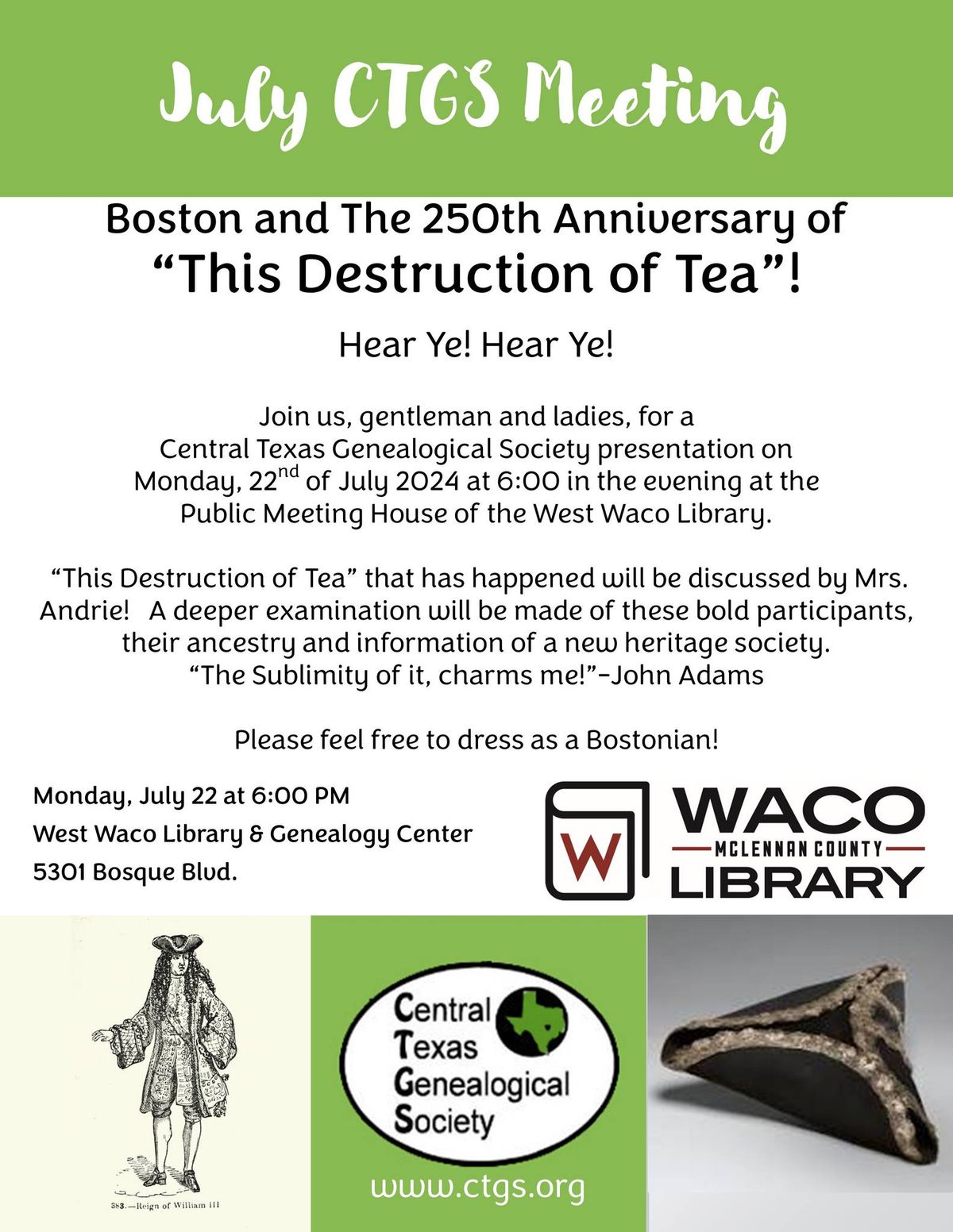 CTGS Presents: "This Destruction of Tea!"