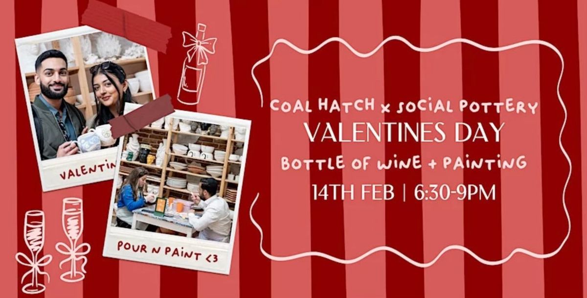 Paint and Pour with Social Pottery MK: Valentine's Edition 