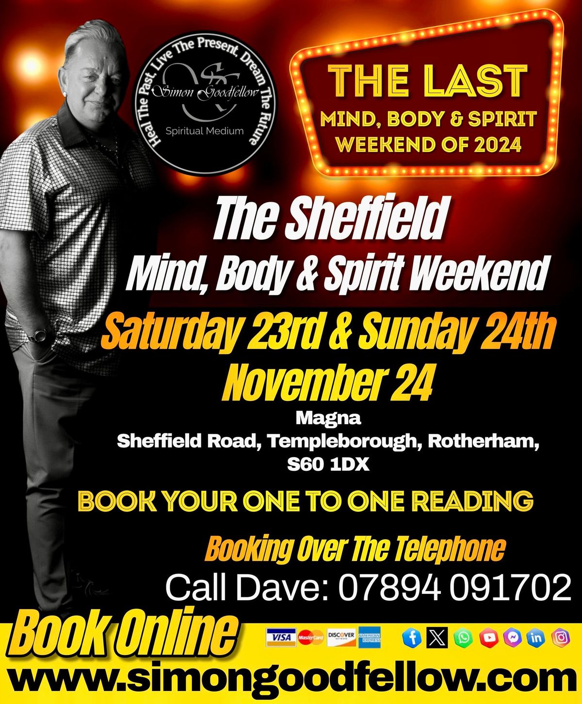 Book your 1-2-1 Reading at the Magna Sheffield this November 