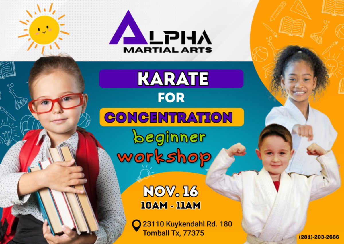 FREE Beginner Kids Karate Workshop