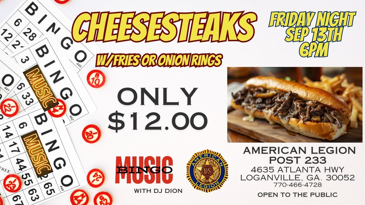 CheeseSteak ONLY $12.00