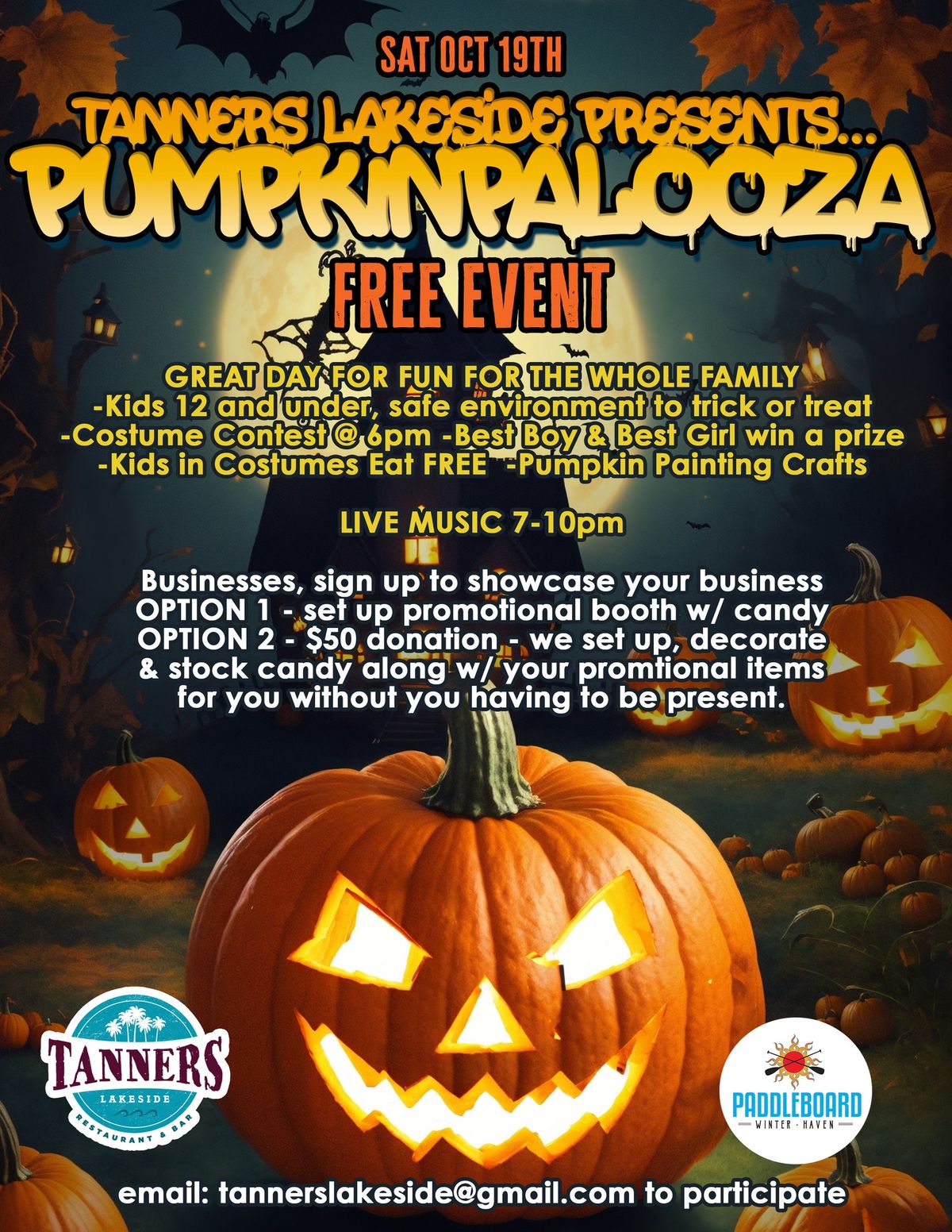 Tanners Lakeside Pumpkinpalooza