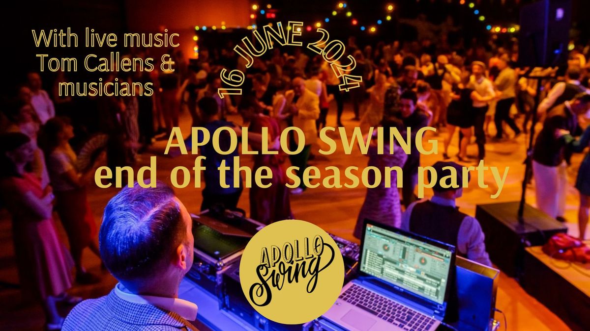 Apollo Swing end of the season party 16\/06\/24 @ Maison des Ailes - Brussels