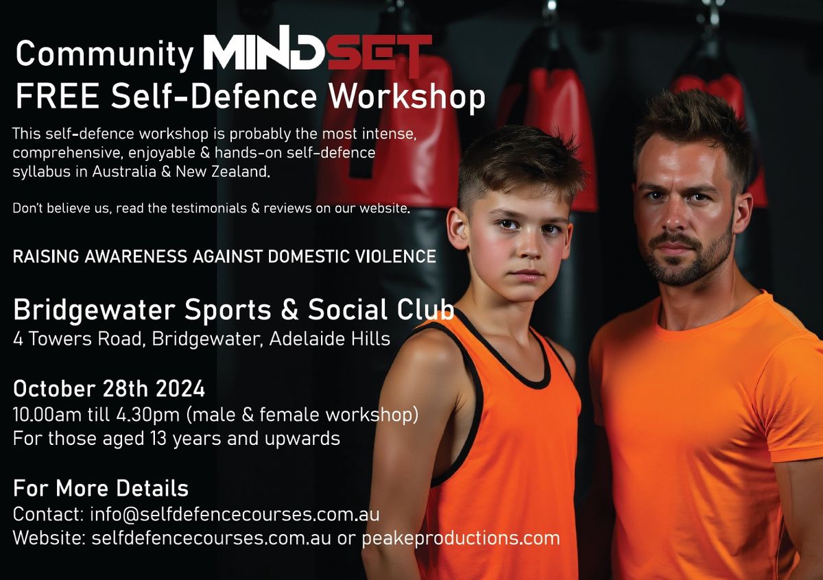 FREE Mixed MINDSET Self-Defence Workshop 