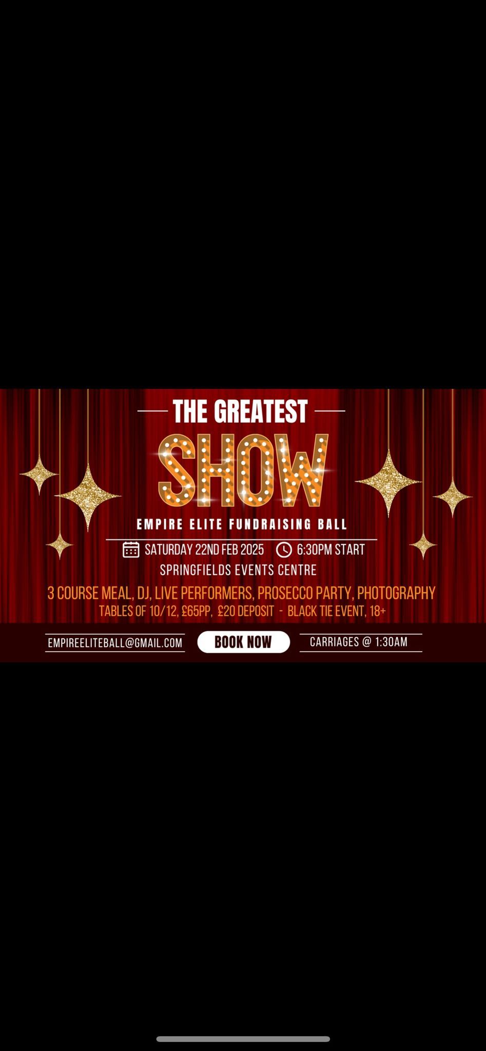 THE GREATEST SHOW BALL