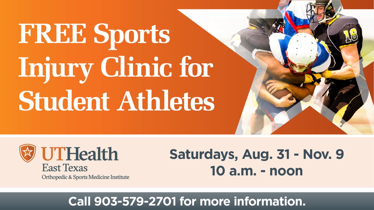 FREE Sports Injury Clinic for Student Athletes