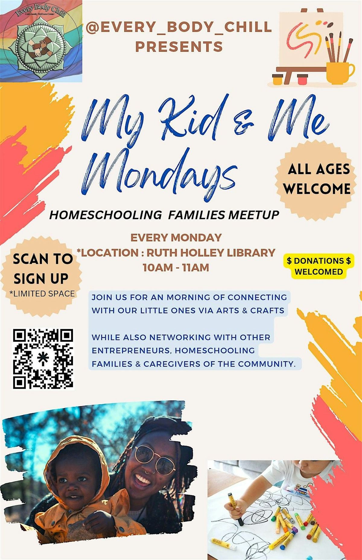 My Kid & Me Mondays - Homeschool Meetup