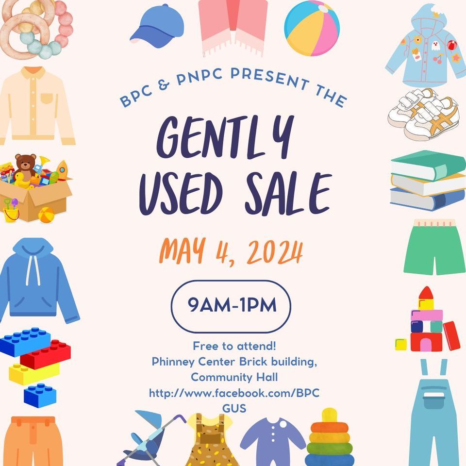 BPC & PNPC presents the Biannual Gently Used Sale!