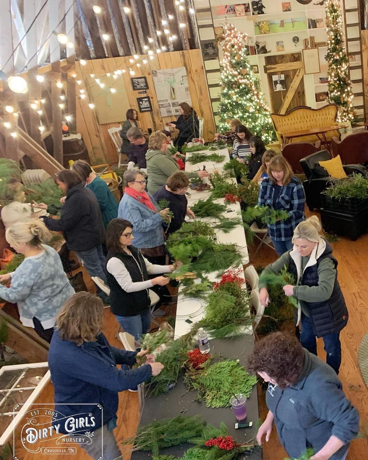 Wreath making class