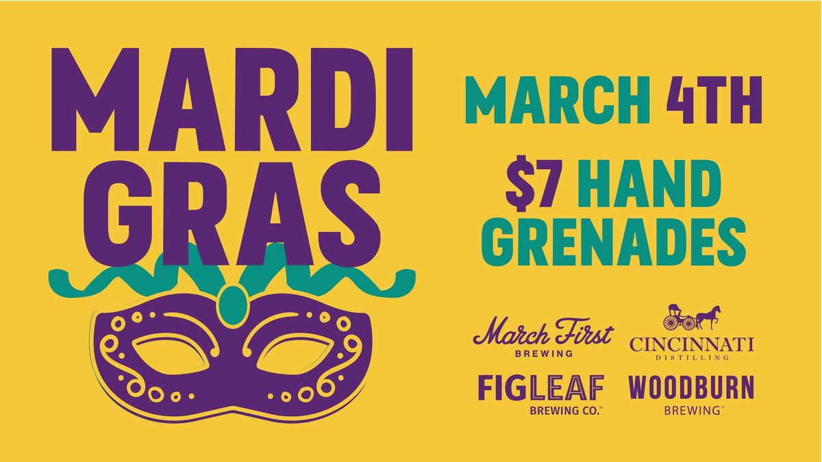 Mardi Gras at March First Brewing on Fountain Square