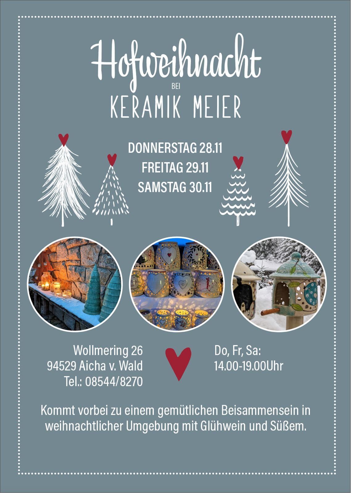 Hofweihnacht bei Keramik Meier 