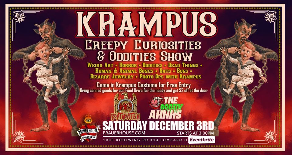 Krampus Creepy Curiosities & Oddities Show at BHouse Live