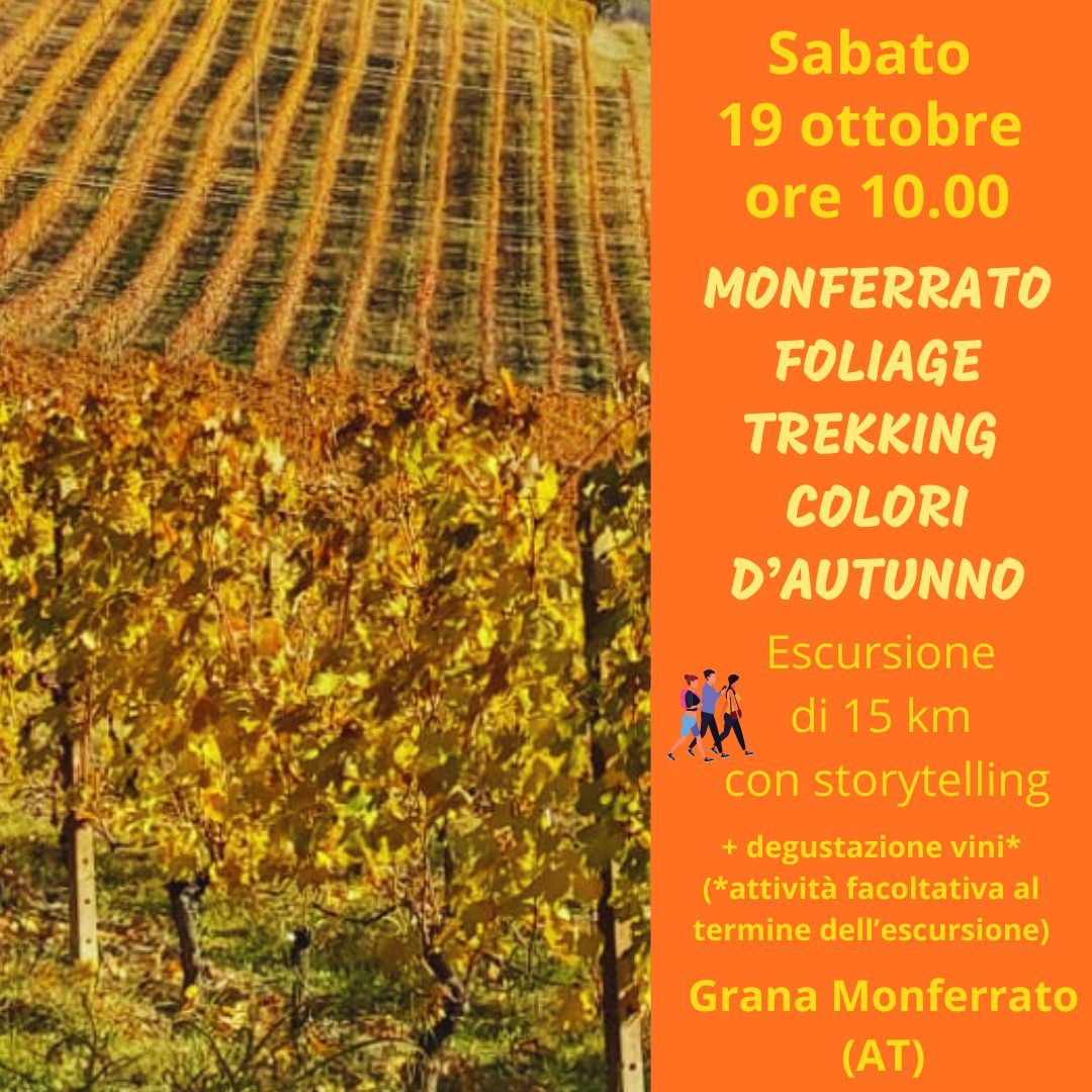 MONFERRATO FOLIAGE TREKKING  COLORI D\u2019AUTUNNO