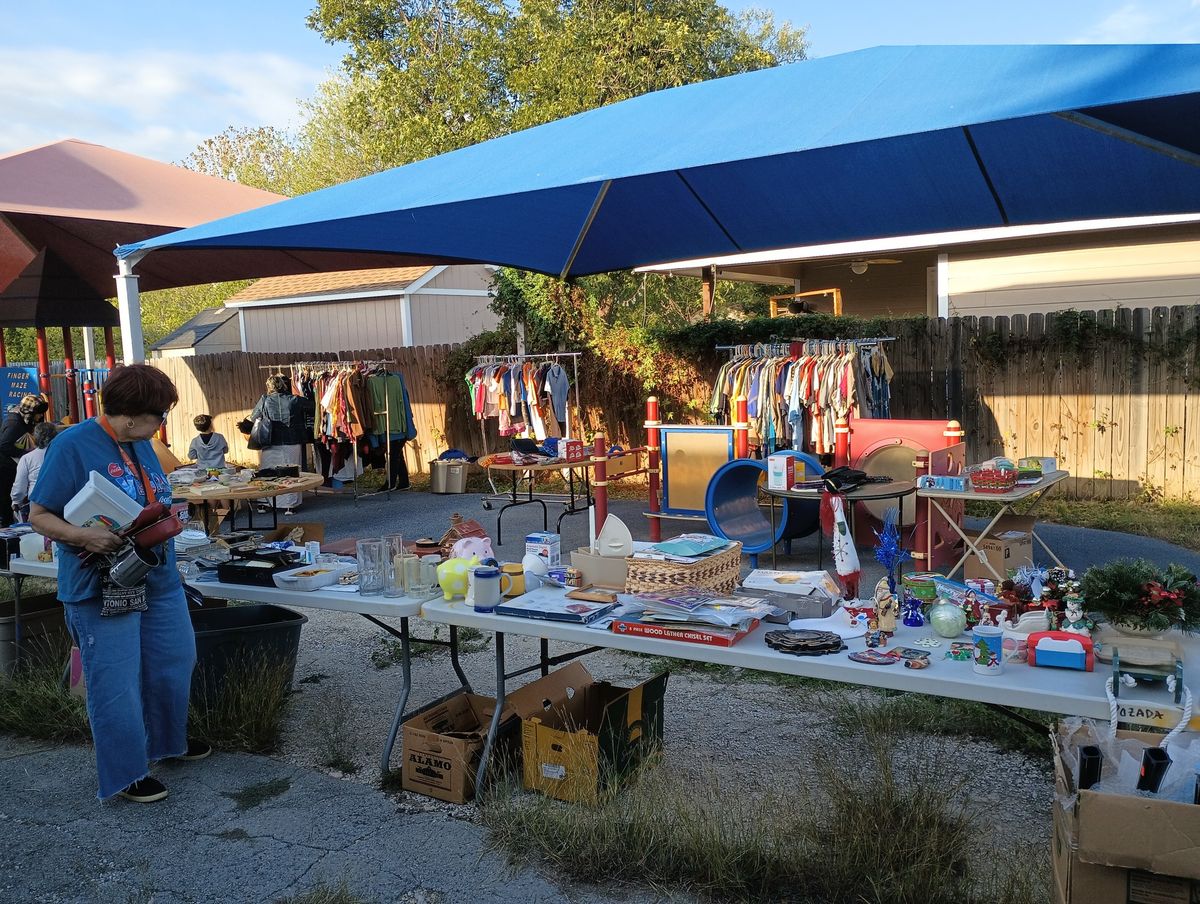 Rummage Sale, Housewares Clothes and more (Weather Permitting)
