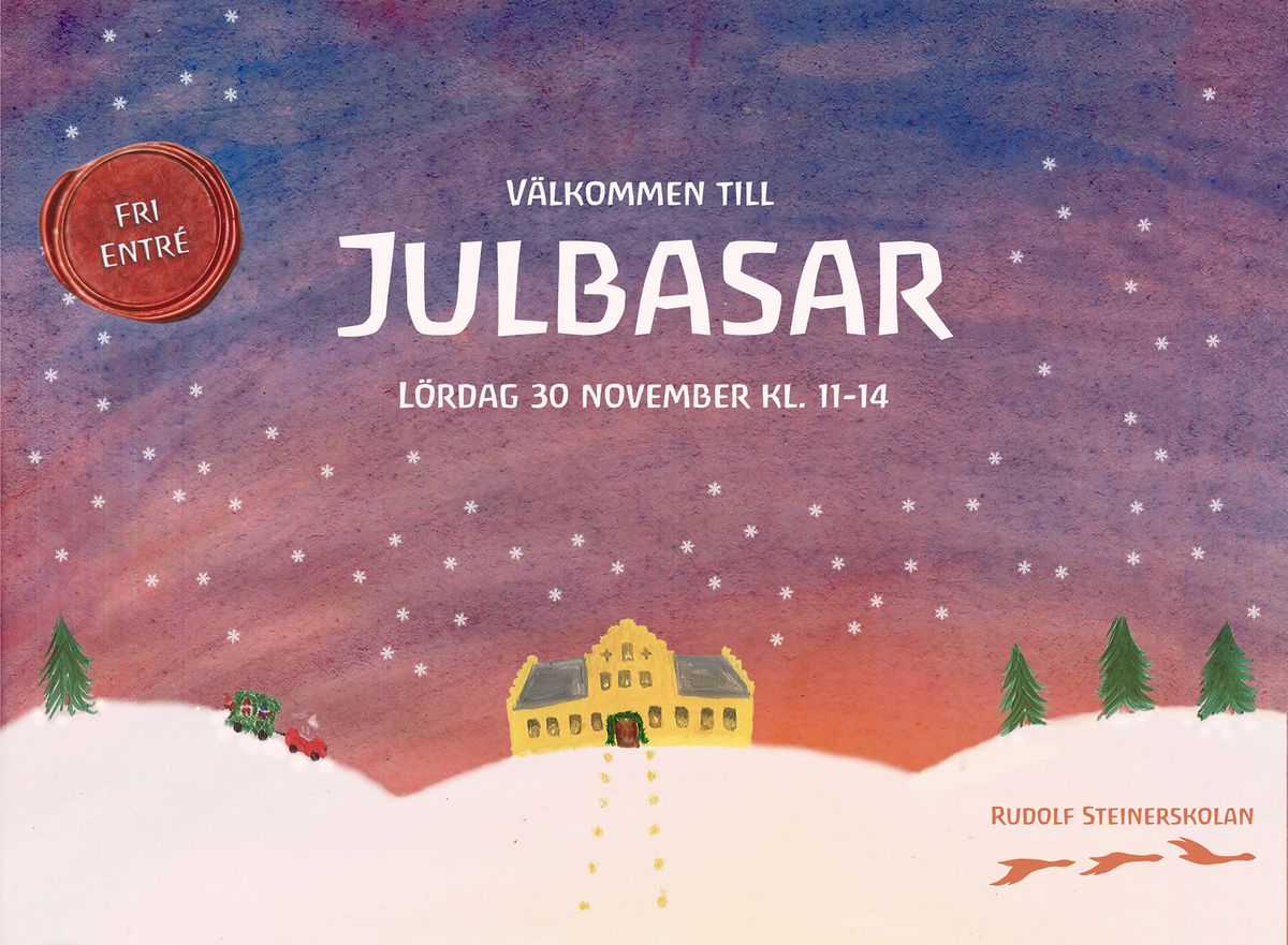 Julbasar 2024 - Rudolf Steinerskolans traditionella julmarknad 