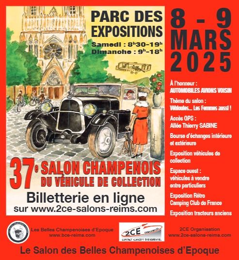 37\u00e9me SALON CHAMPENOIS DU VEHICULE DE COLLECTION