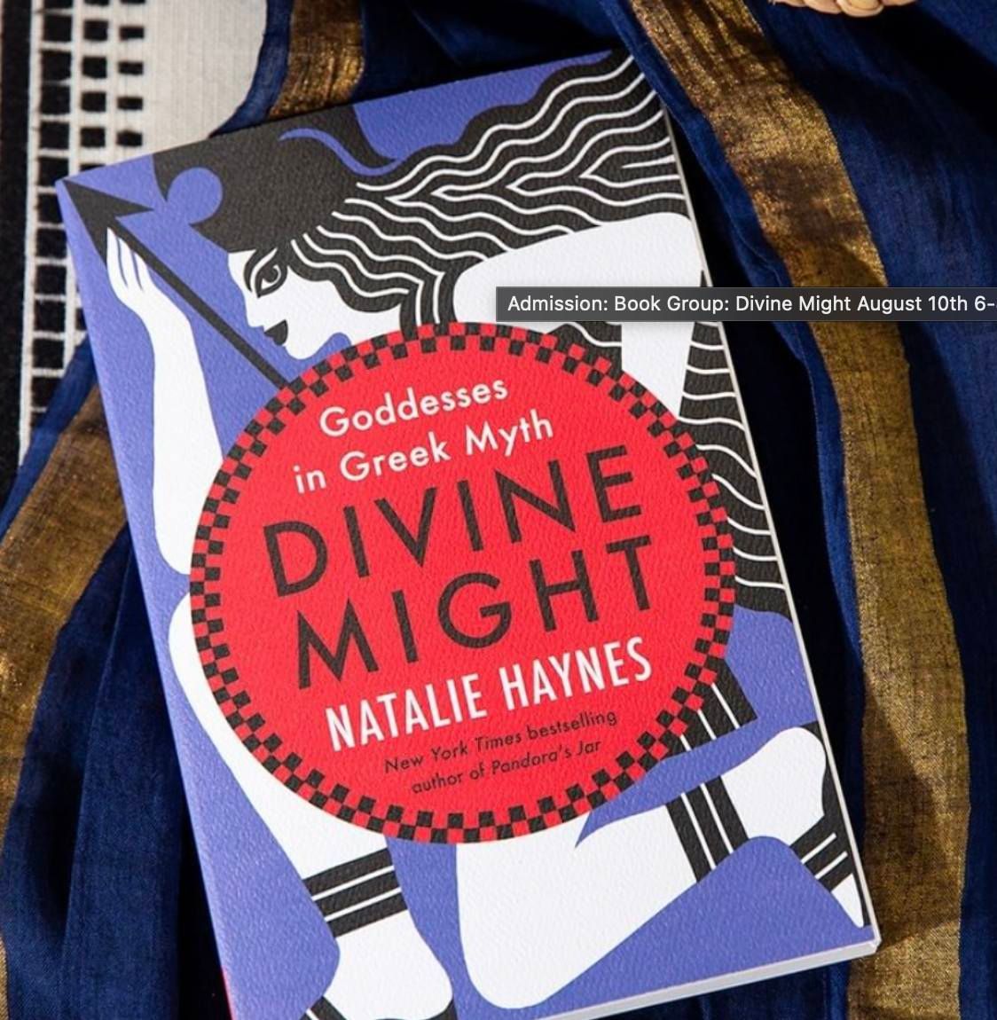 Book Group: Divine Might August 10th 6-8pm