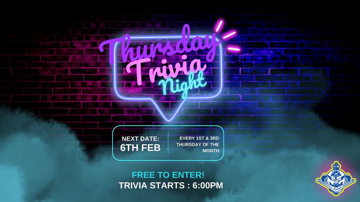 Thursday Trivia Night