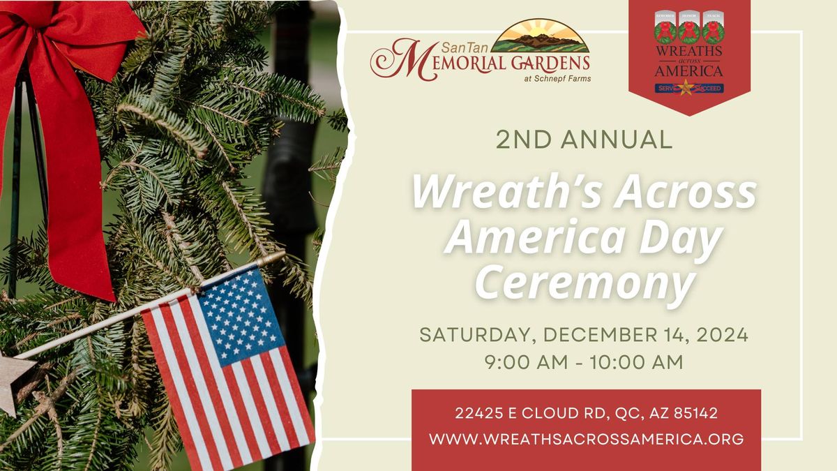 2nd Annual Wreath's Across America Day Ceremony