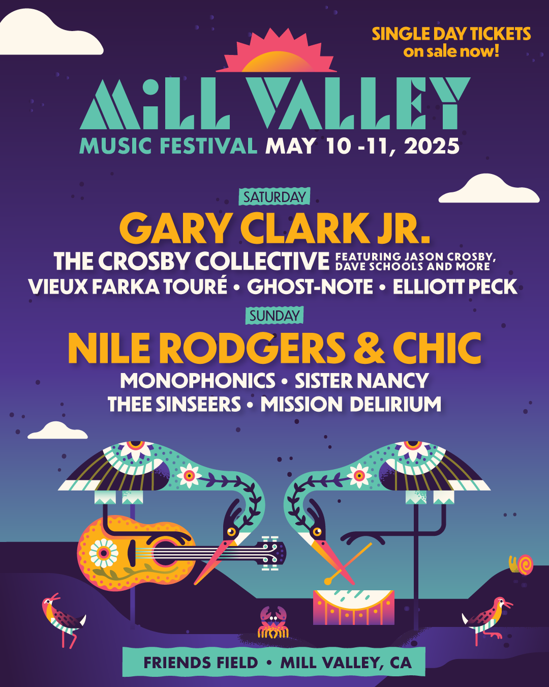 Mill Valley Music Festival - Saturday at Friends Field - Mill Valley