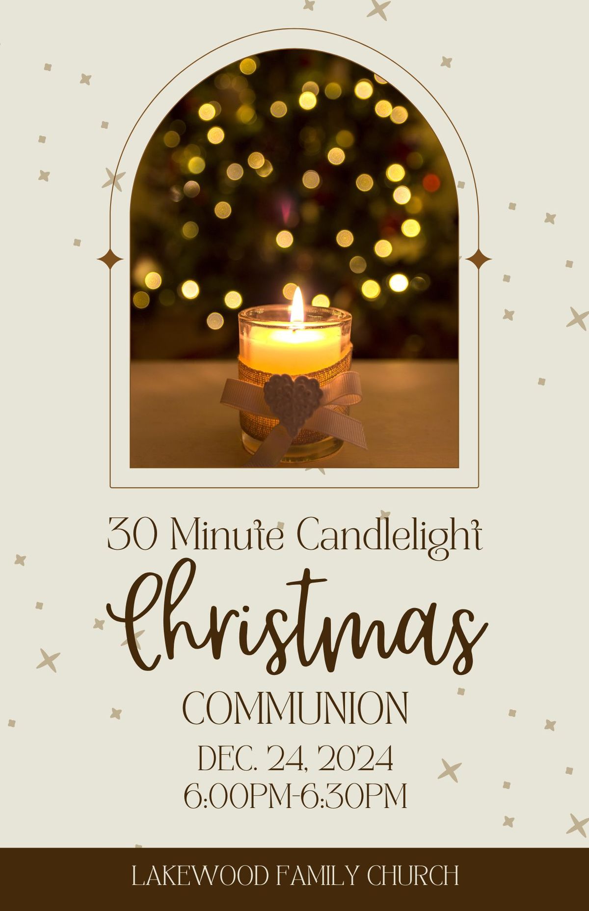 30 Min Christmas Candlelight Communion