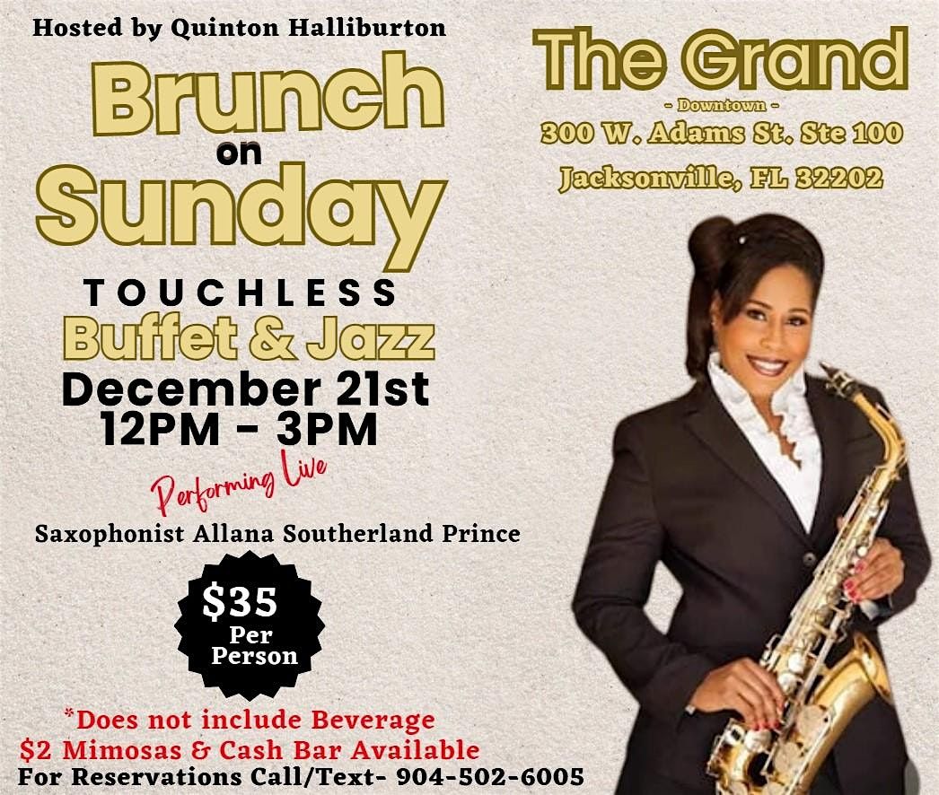 Brunch On Sunday Touchless Buffet & Jazz