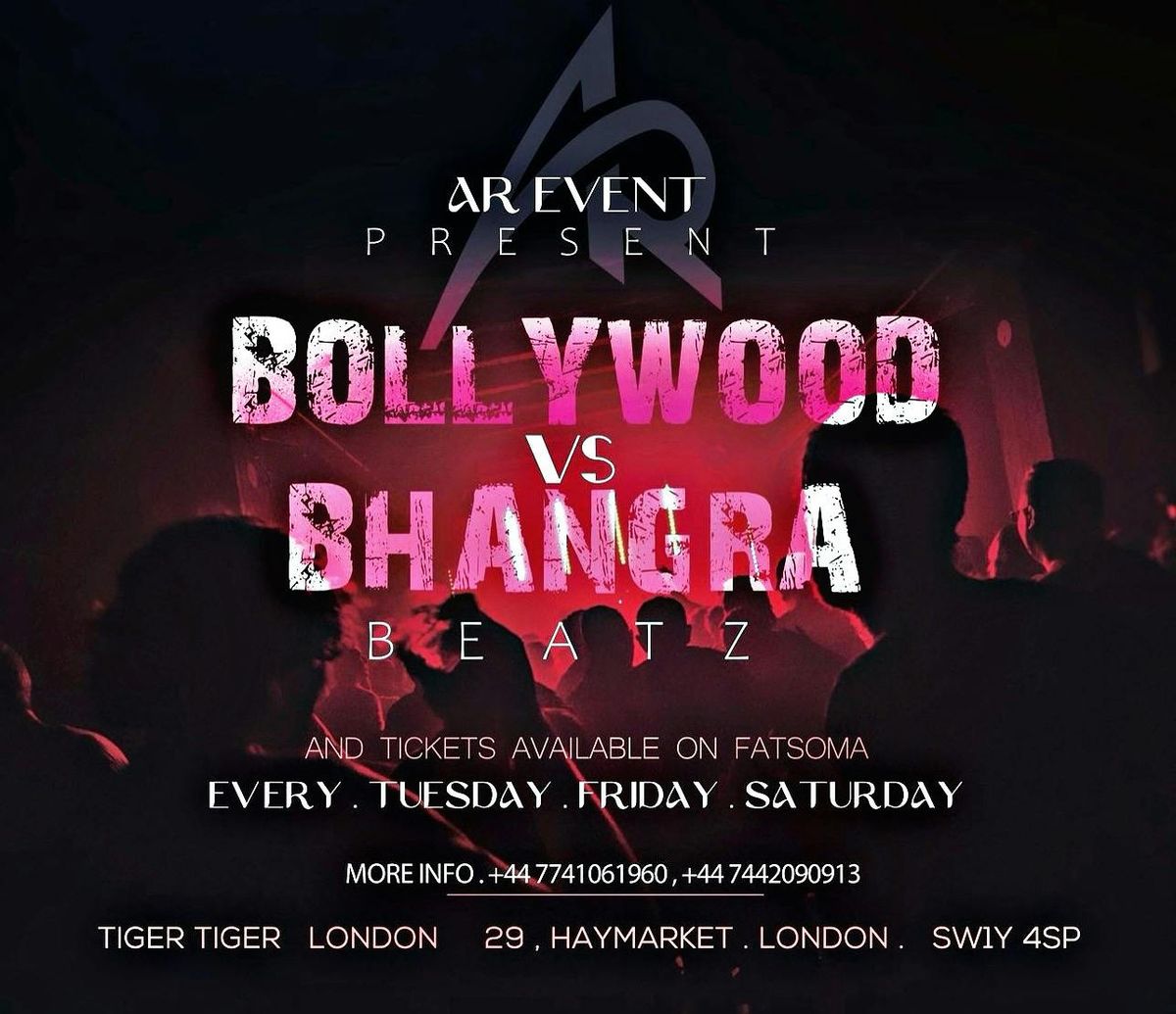 BOLLYWOOD VS BHANGRA NIGHT;  SATURDAY SPECIAL BY AR EVENTS