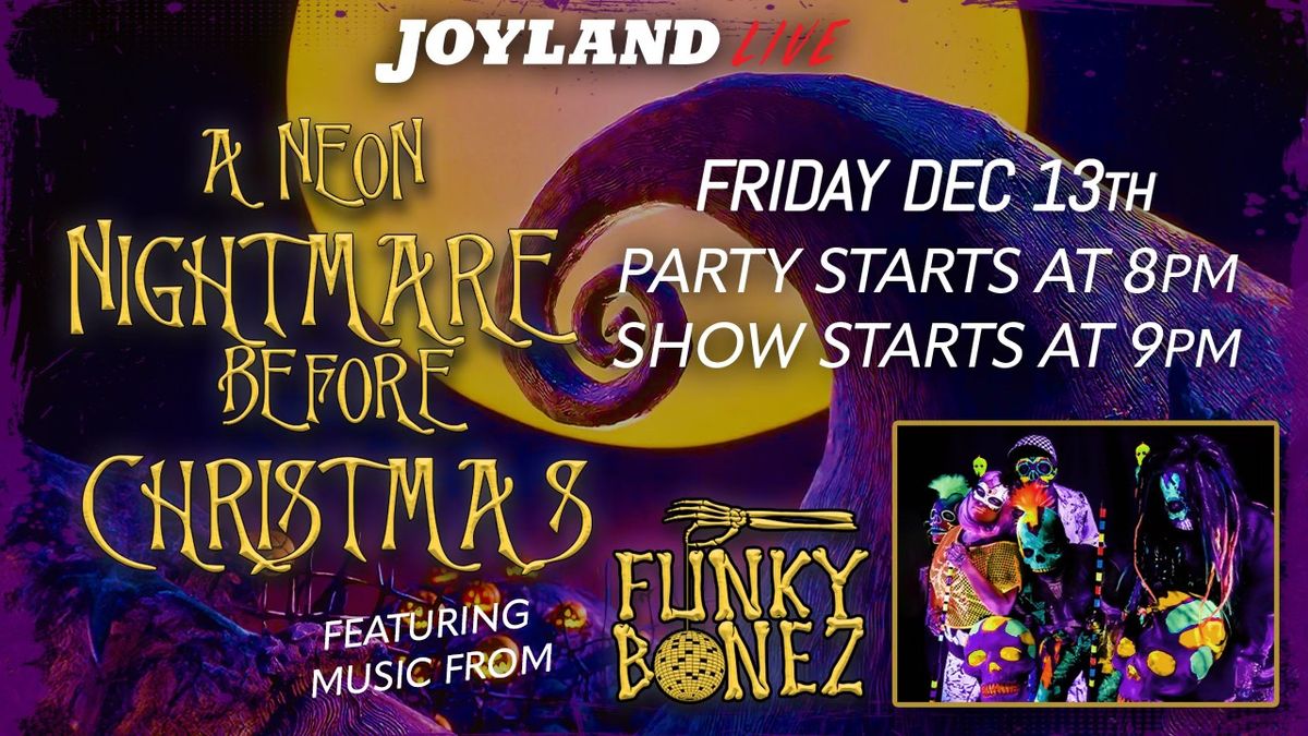 A Neon Nightmare Before Christmas at Joyland