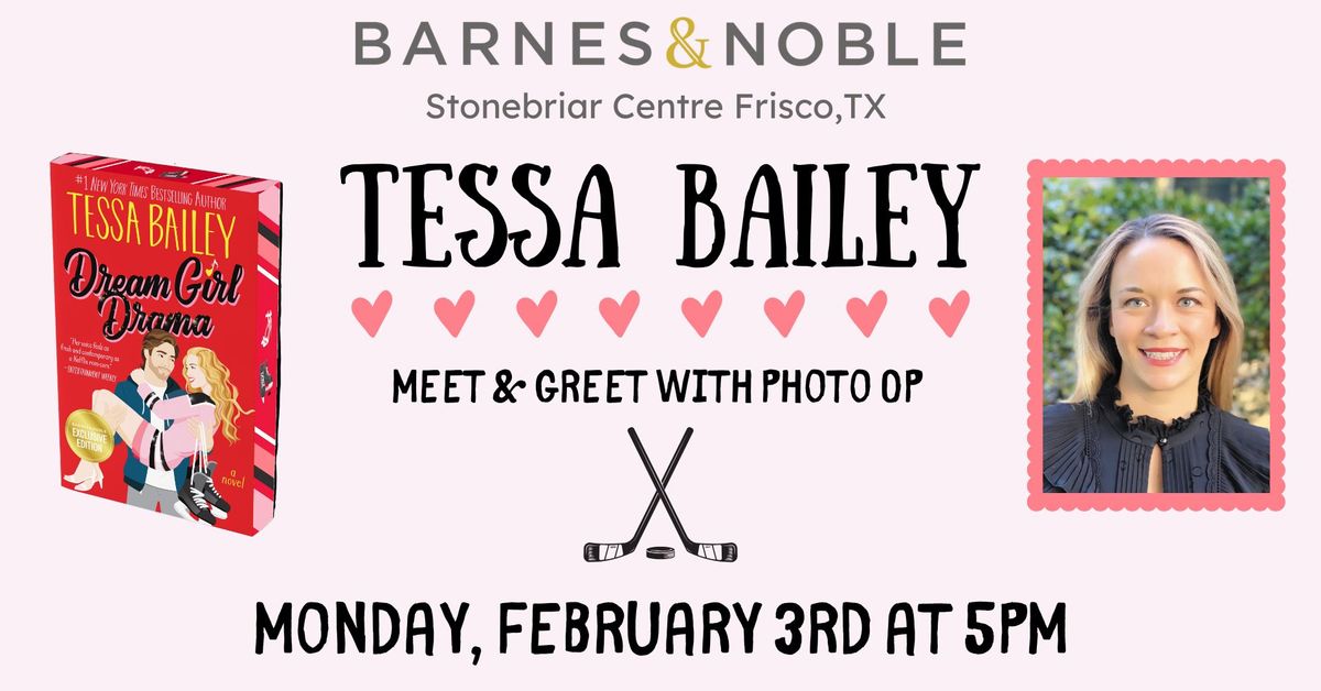 Tessa Bailey celebrates her release of DREAM GIRL DRAMA with photo op at B&N  Stonebriar