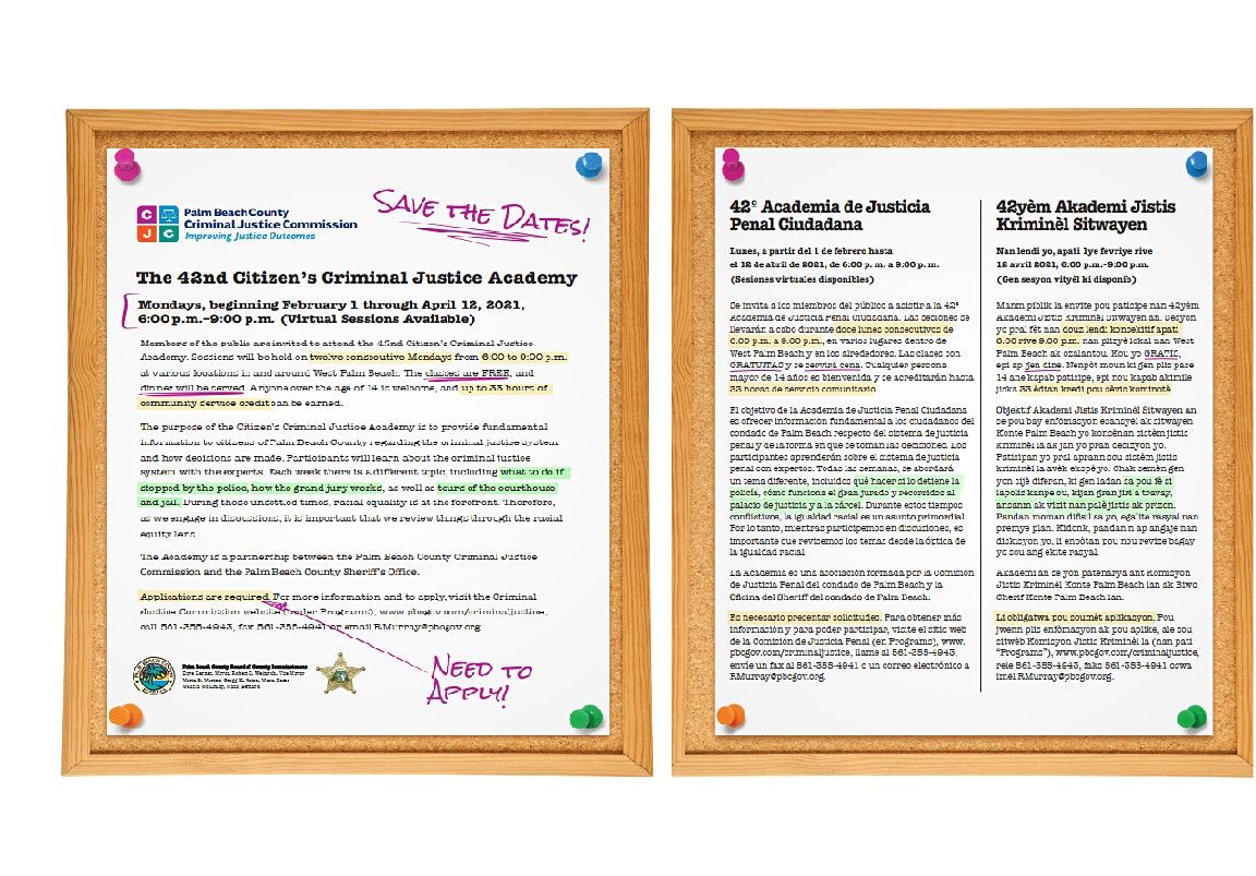 citizens criminal justice academy ccja