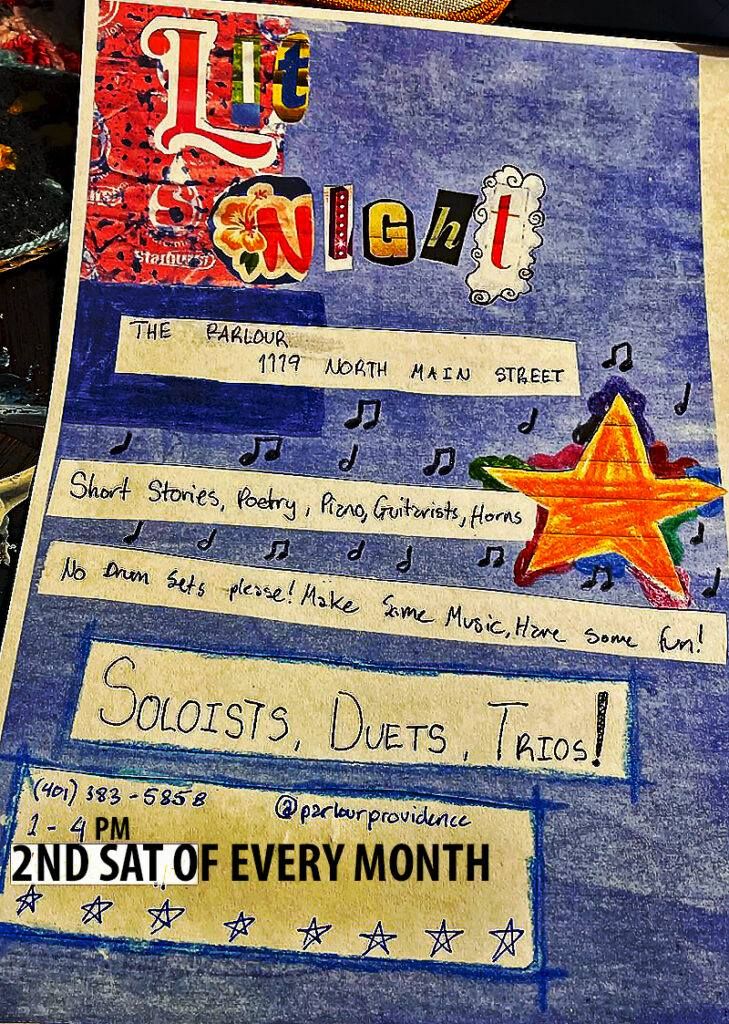 YOUTH STAGE OPEN MIC 2ND SAT OF EVERY MONTH\/ LIT NIGHT ALL AGES MIDDLE-HIGHSCHOOL\/ALL ADULTS MUST BE