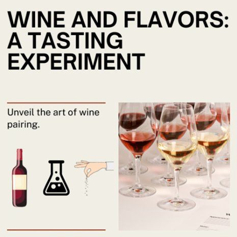 Wine And Flavors: A Tasting Experiment