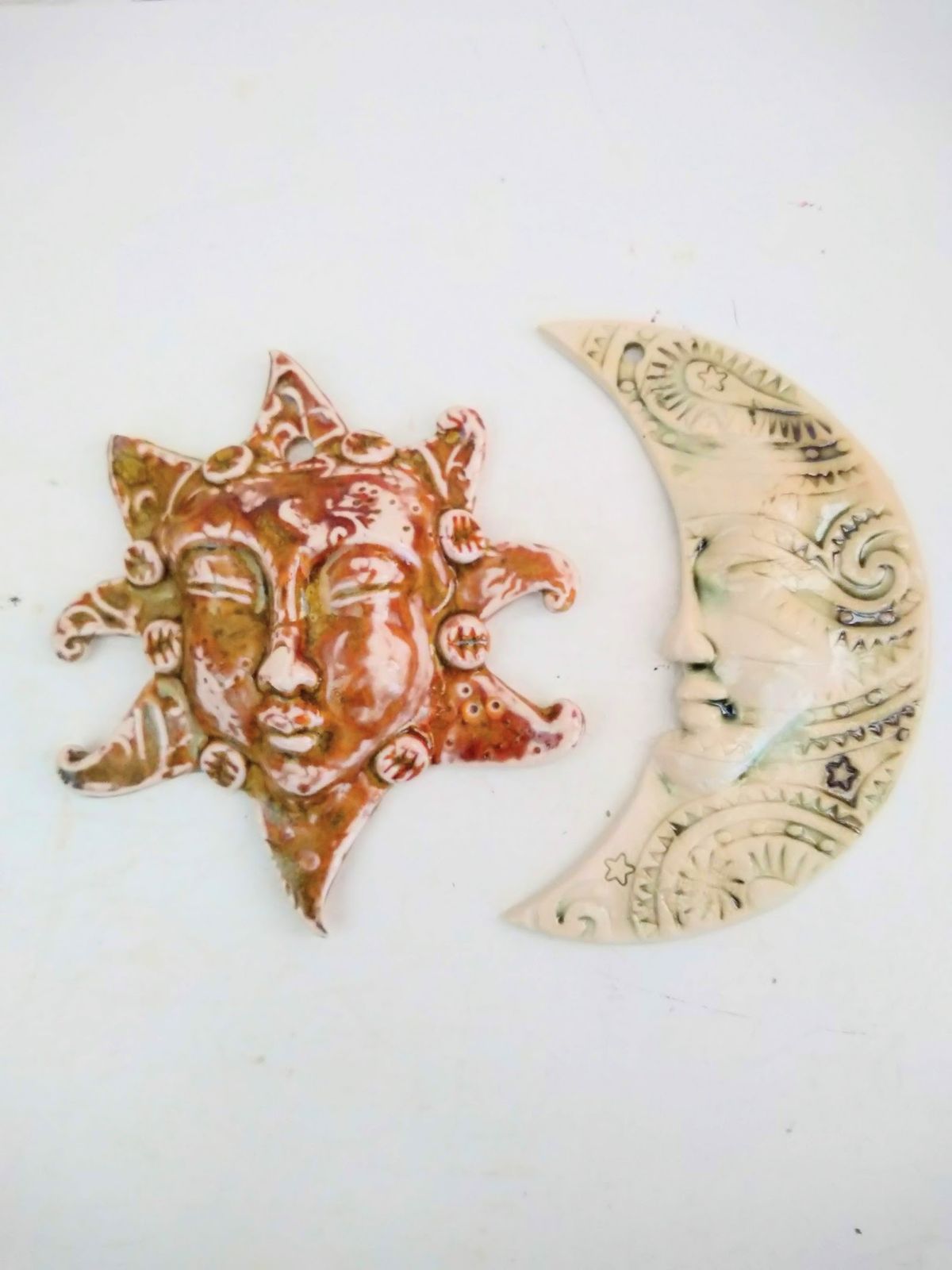 Make Clay Sun and Moon plaques (Ages 13+)