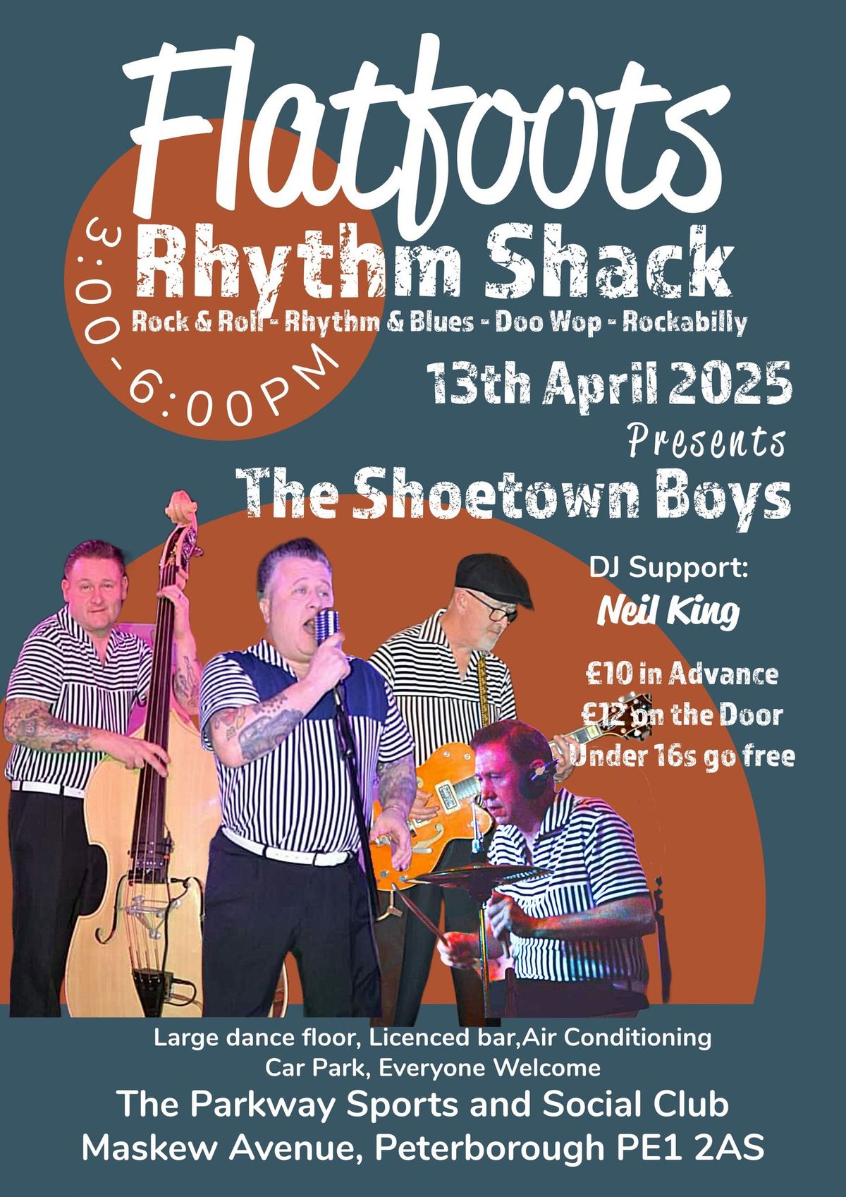 Flatfoots Rhythm Shack - The Shoetown Boys + DJ Neil King 