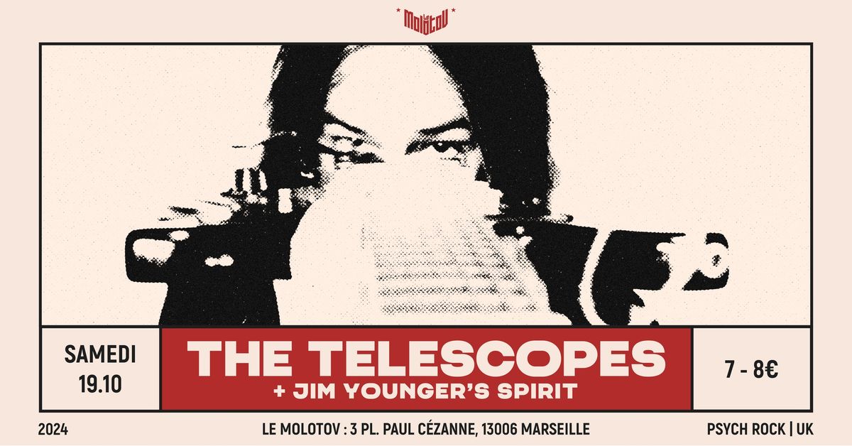 THE TELESCOPES [Noise Rock - UK] + JIM YOUNGER'S SPIRIT \u2022 Le Molotov, Marseille