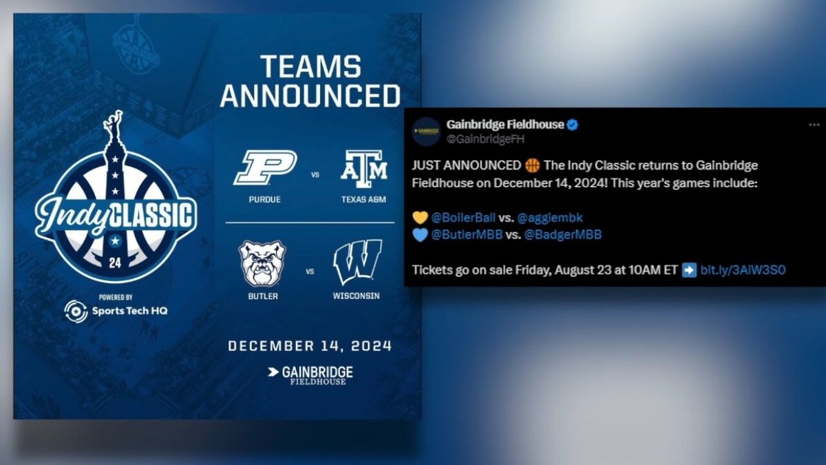 Indy Classic: Purdue vs Texas A&M, Butler vs Wisconsin