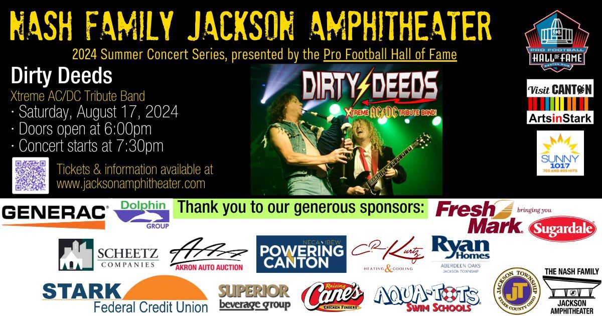 Saturday 8\/17\/24 - DIRTY DEEDS - AC\/DC Tribute Band