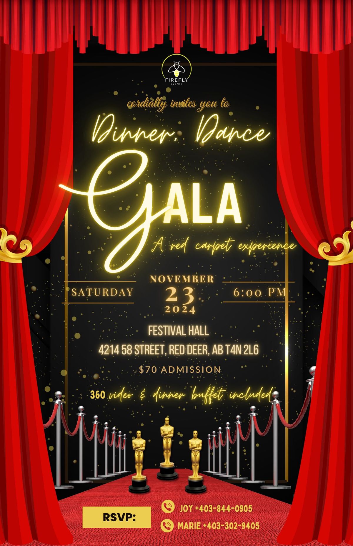 Dinner Dance Gala -A red carpet experience