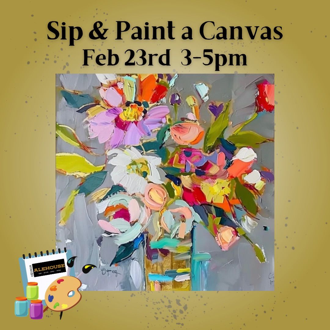 Sip & Paint A Canvas