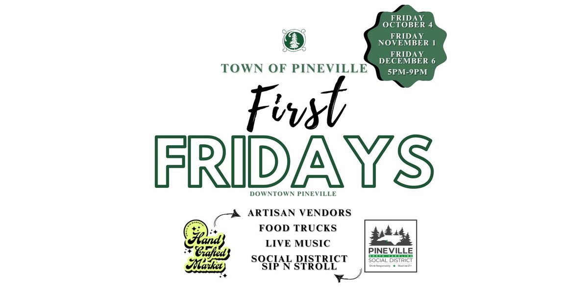 First Fridays in Downtown Pineville