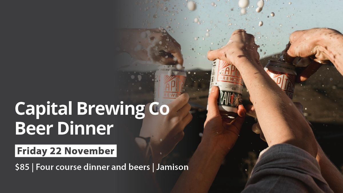 Capital Brewing Co Beer Dinner - Jamison