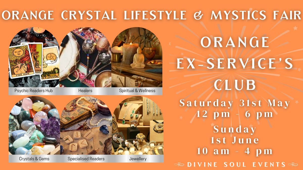 Orange Crystal Lifestyle & Mystics Fair