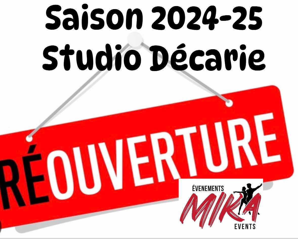 SAMEDI 19 octobre, R\u00c9OUVERTURE saison 2024-25