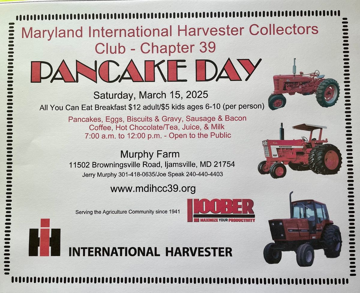 MDIHCC Pancake Day (All You Can Eat Breakfast)