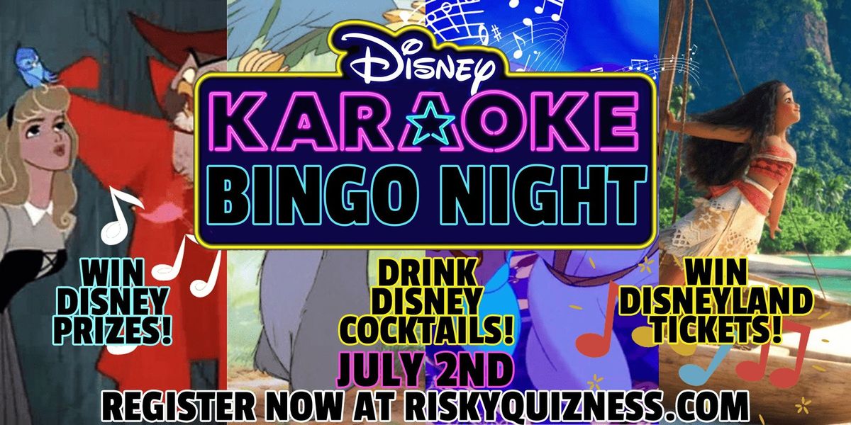 Disney Karaoke Bingo Night!