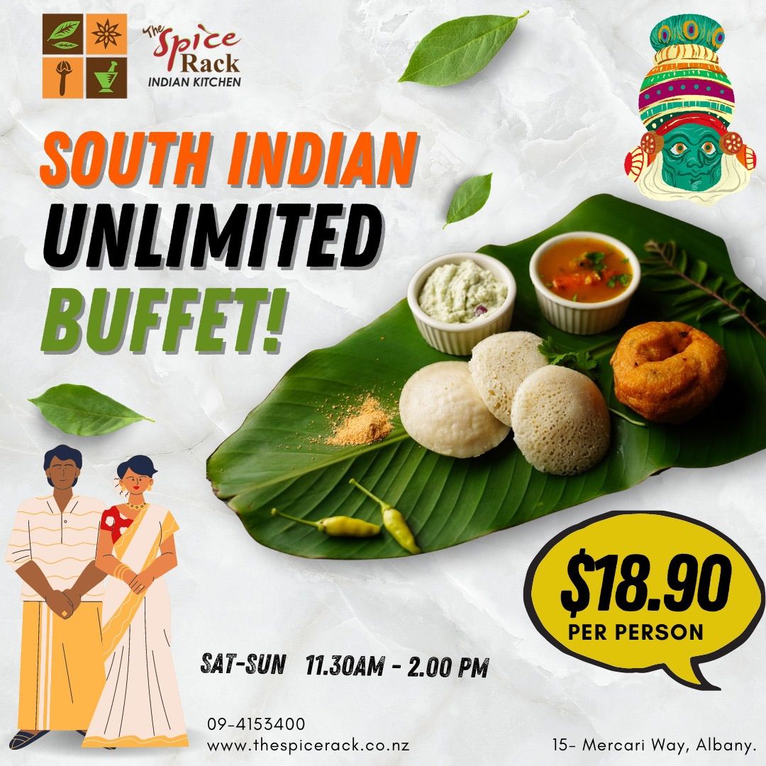 Unlimited South Indian buffet 