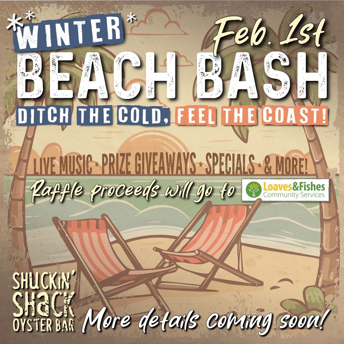 Second Annual Winter Beach Bash at the Shack